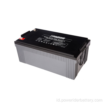 12V 240AH Baterai Asam Timbal Gel Deep Gel